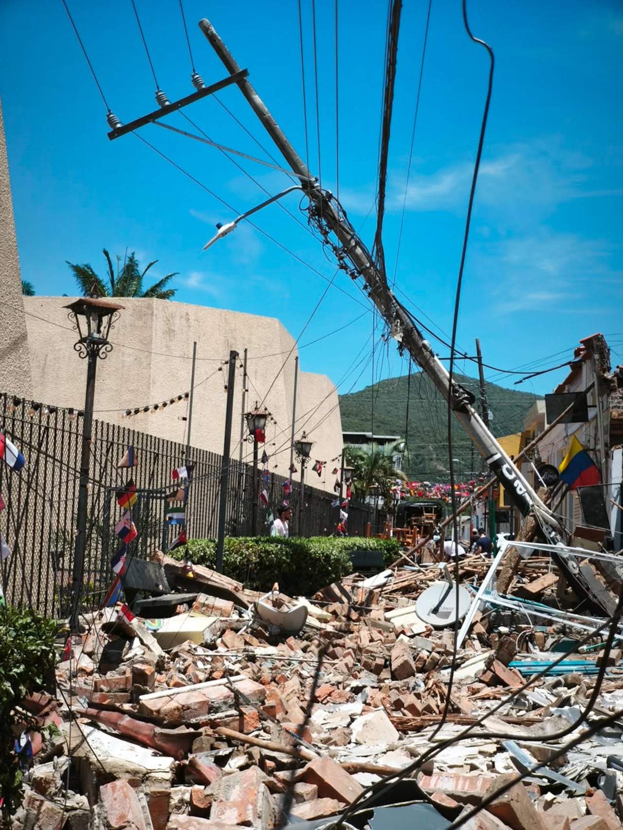 Imágenes de los estragos que dejó el terremoto del pasado 10 de agosto de 2026, en Roldanillo, Valle del Cauca.