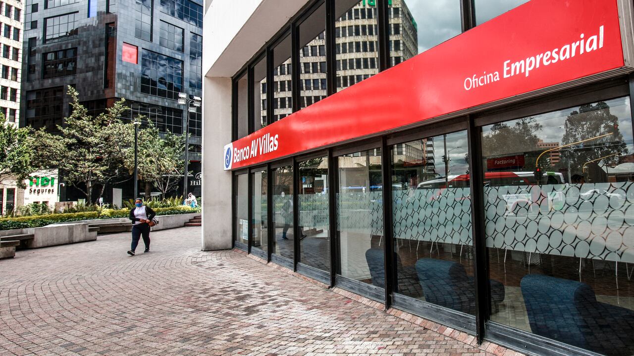 Fachada Banco AV Villas Edificio carrera 7 Calle 72