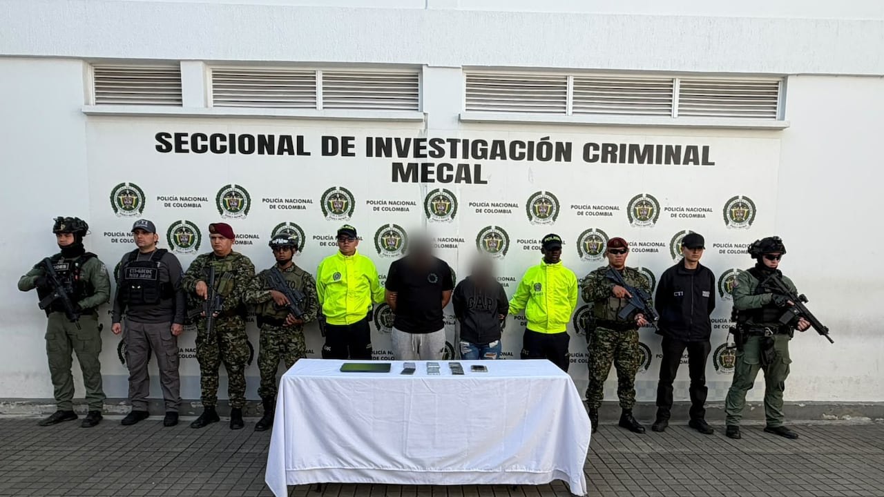 Policía Nacional realizó la captura de alias ‘Barbas’, señalado como uno de los cabecillas de la estructura ‘Jaime Martínez’ en Cali’.