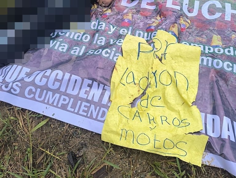 Este macabro hallazgo se dio en la mañana de este lunes 24 de noviembre, reportaron comunidades campesinas de El Tambo, Cauca.