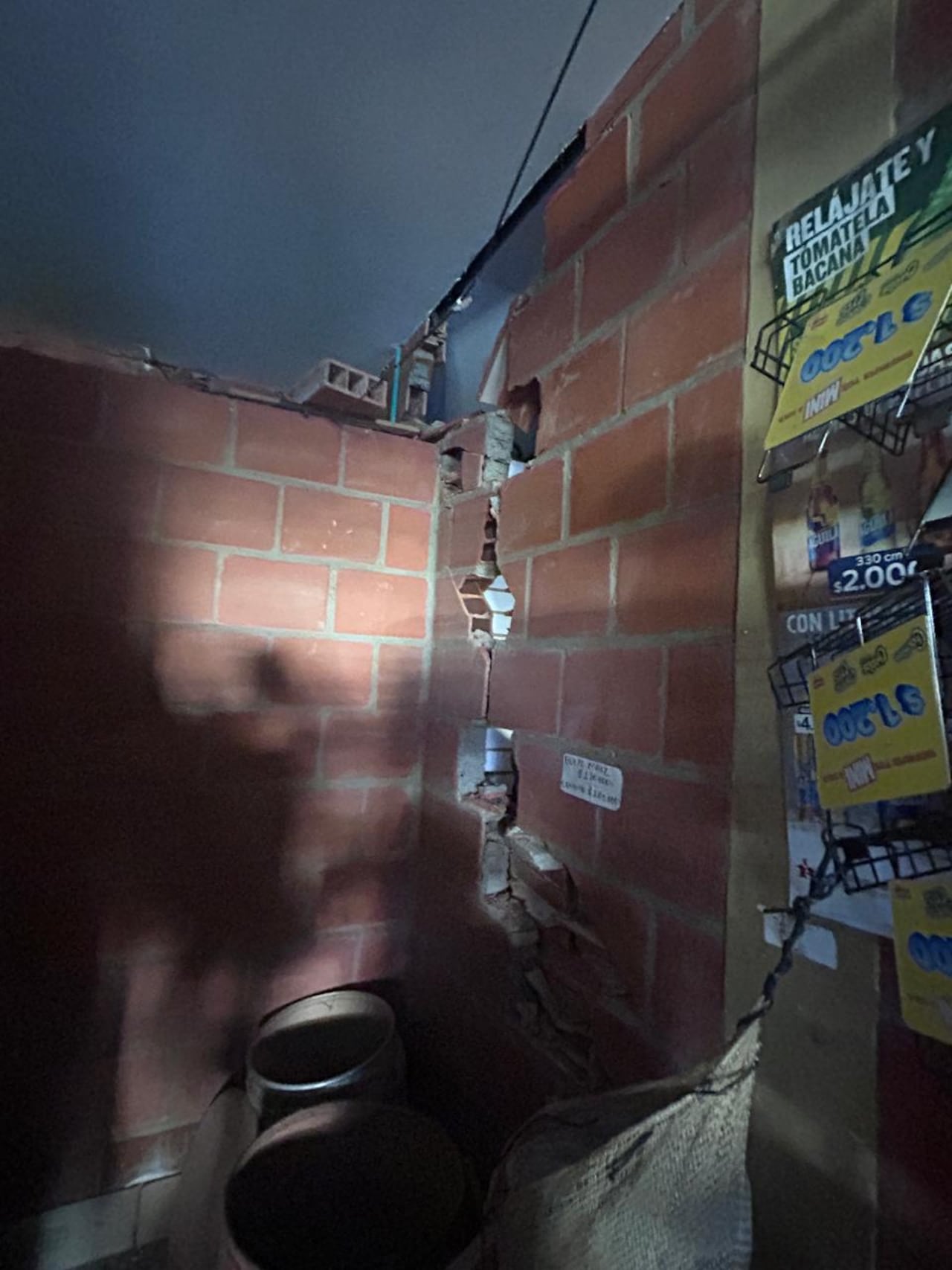 Así quedaron las casas en Dapa tras el fuerte sismo de magnitud 7,4
