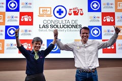 Bogotá. Febrero 04 de 2026. Claudia López inscribió oficialmente la consulta interpartidista “Consulta de las Soluciones: Salud, Seguridad y Educación”, junto a Leonardo Huerta. (Colprensa - Cristian Bayona).