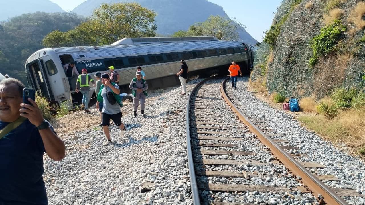 Accidente de tren en México