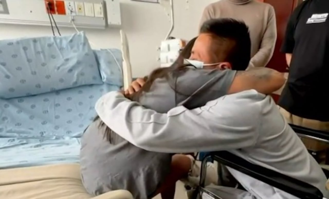 Así fue el reencuentro de dos sobrevivientes del accidente aéreo en Putumayo