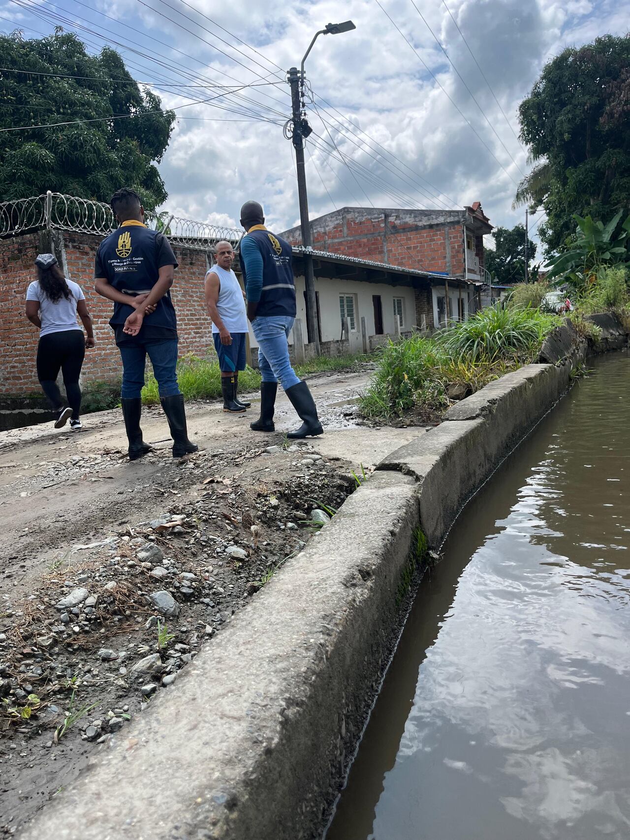 Los canales de aguas lluvias no son suficiente para atender las aguas de escorrentías, por lo tanto, se hace necesario plantear otras alternativas. Foto: Alcaldía de Palmira / El País.