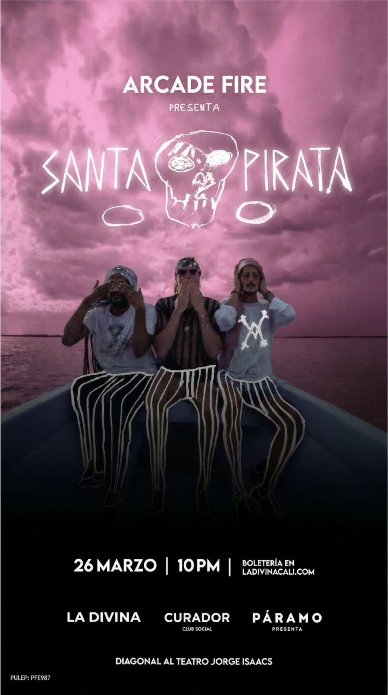 Santa Pirata en Cali.
