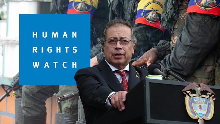 Gustavo Petro grupos criminales HRW