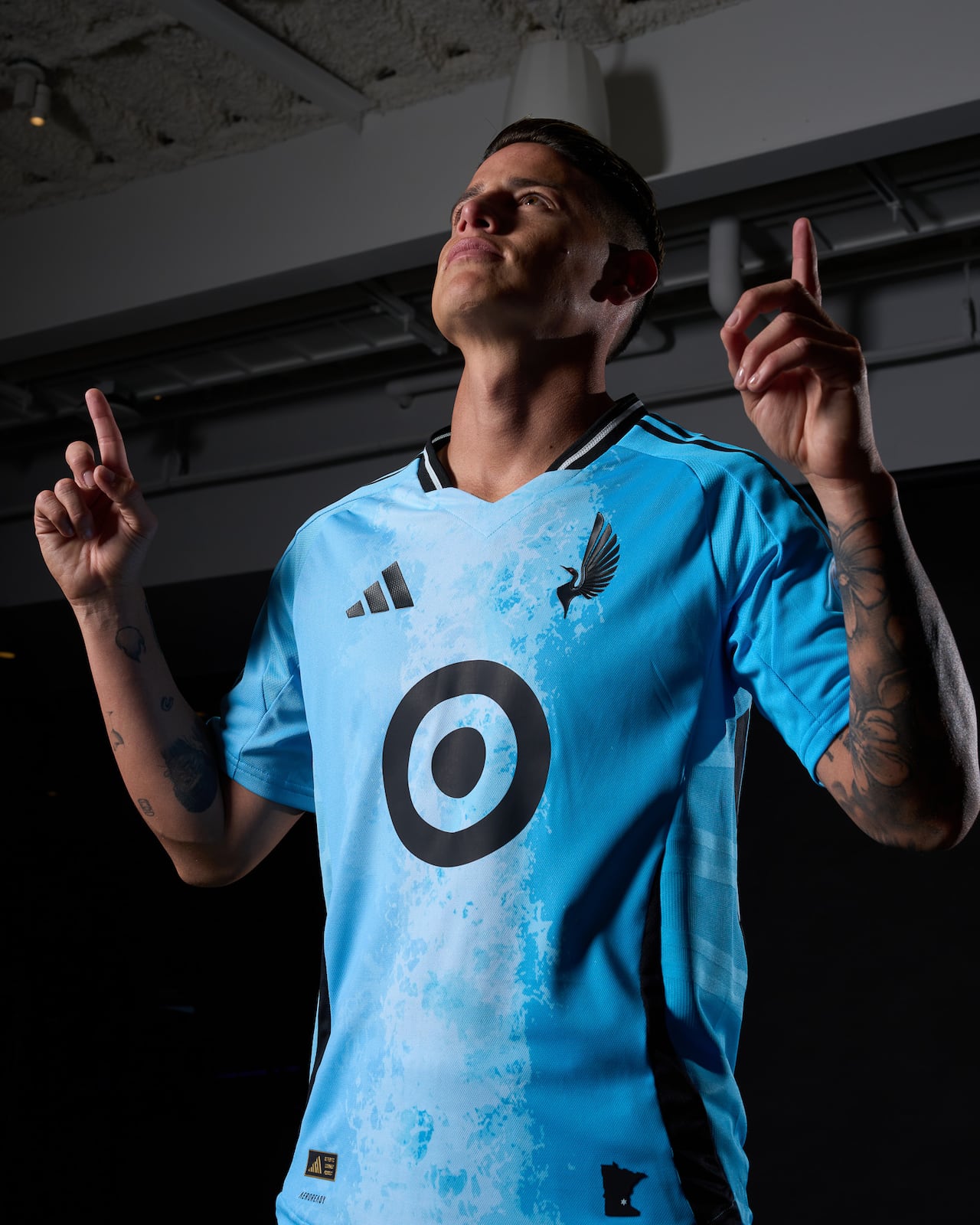 James Rodríguez ya luce los colores del Minnesota United.