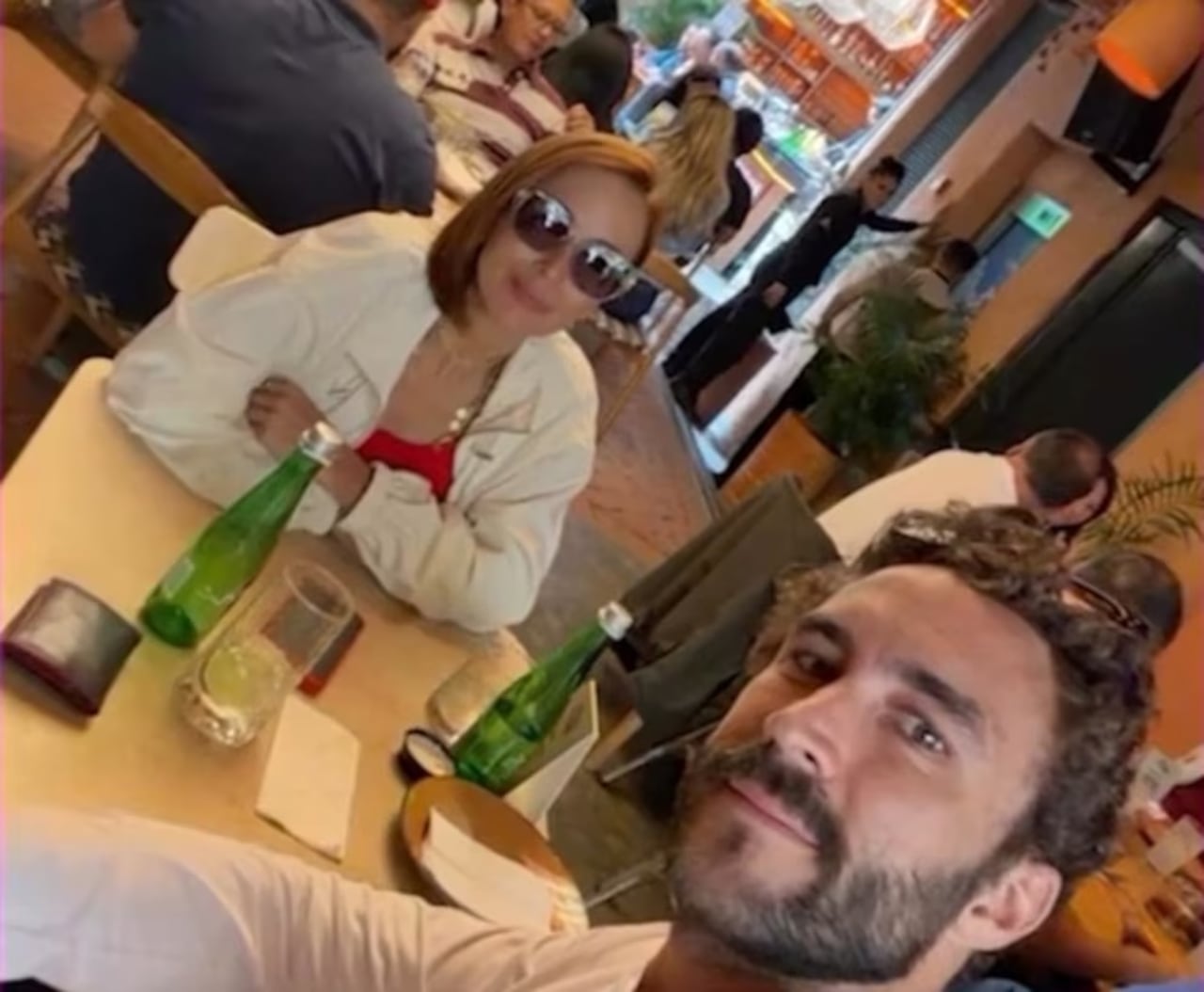 Majida Issa y Roberto Romano, en Bogotá.