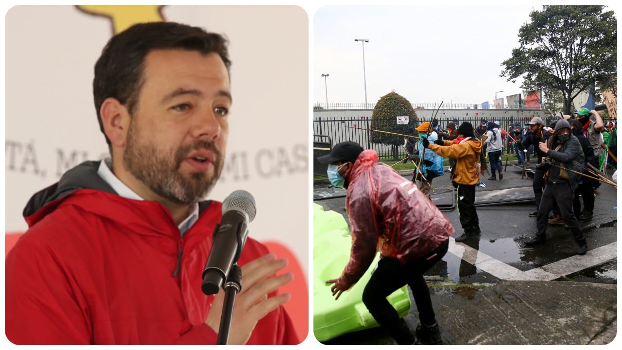 El alcalde de Bogotá, Carlos Fernando Galán, se pronunció sobre los disturbios en Bogotá.