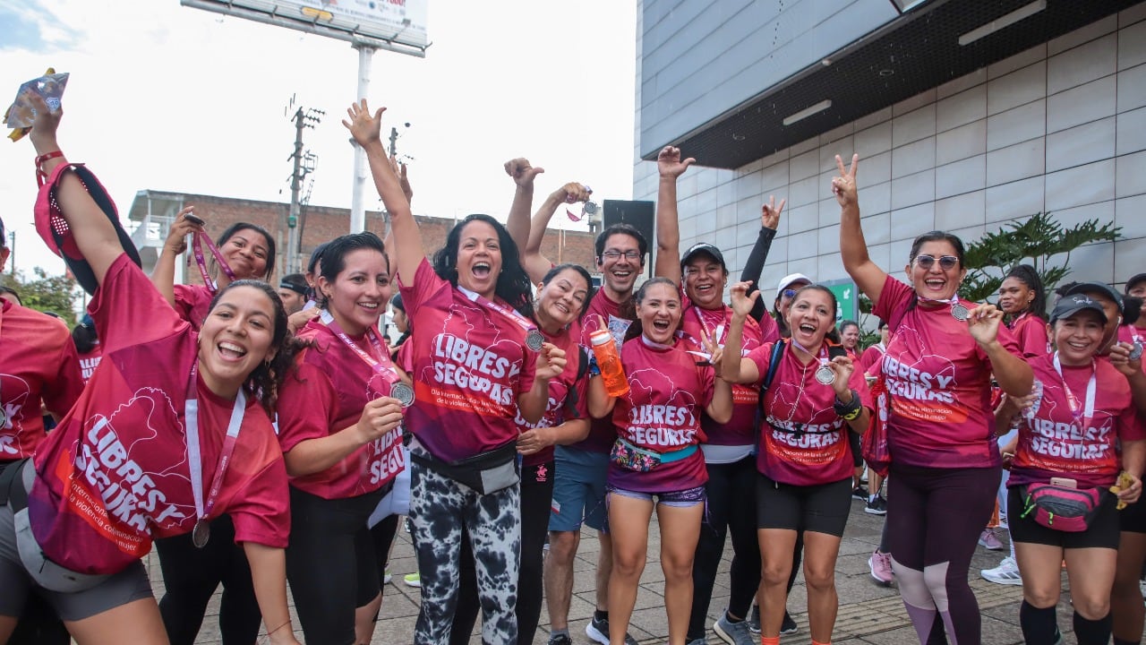 Cali se moviliza, este 23 de noviembre, en contra de las violencias contra las mujeres con la Carrera 5K Libres y Seguras