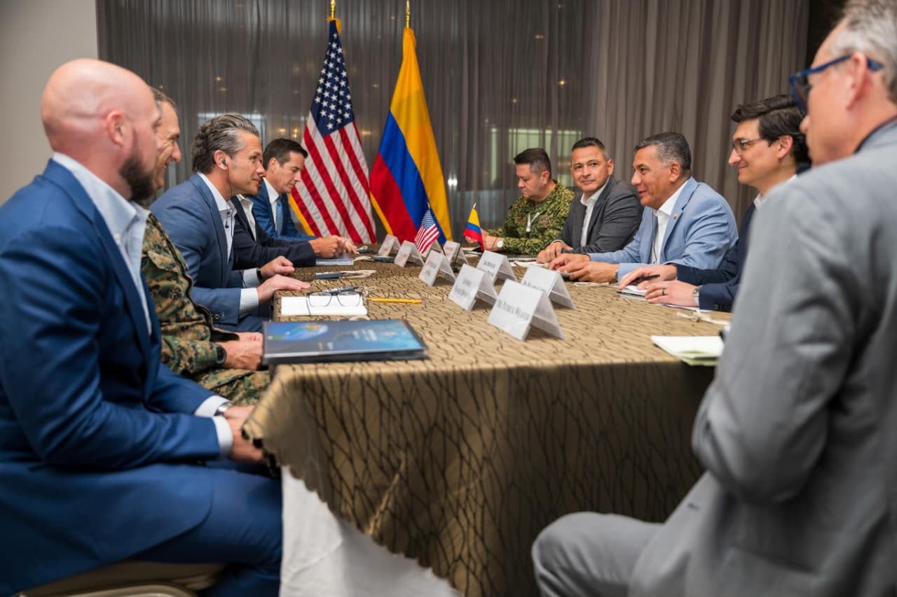 El ministro de Defensa, Jorge Eduardo Mora, durante la formalización del acuerdo de cooperación militar en Ciudad de Panamá.