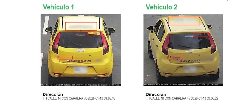 En estos casos han sido identificados hasta vehículos de servicio público tipo taxi.
