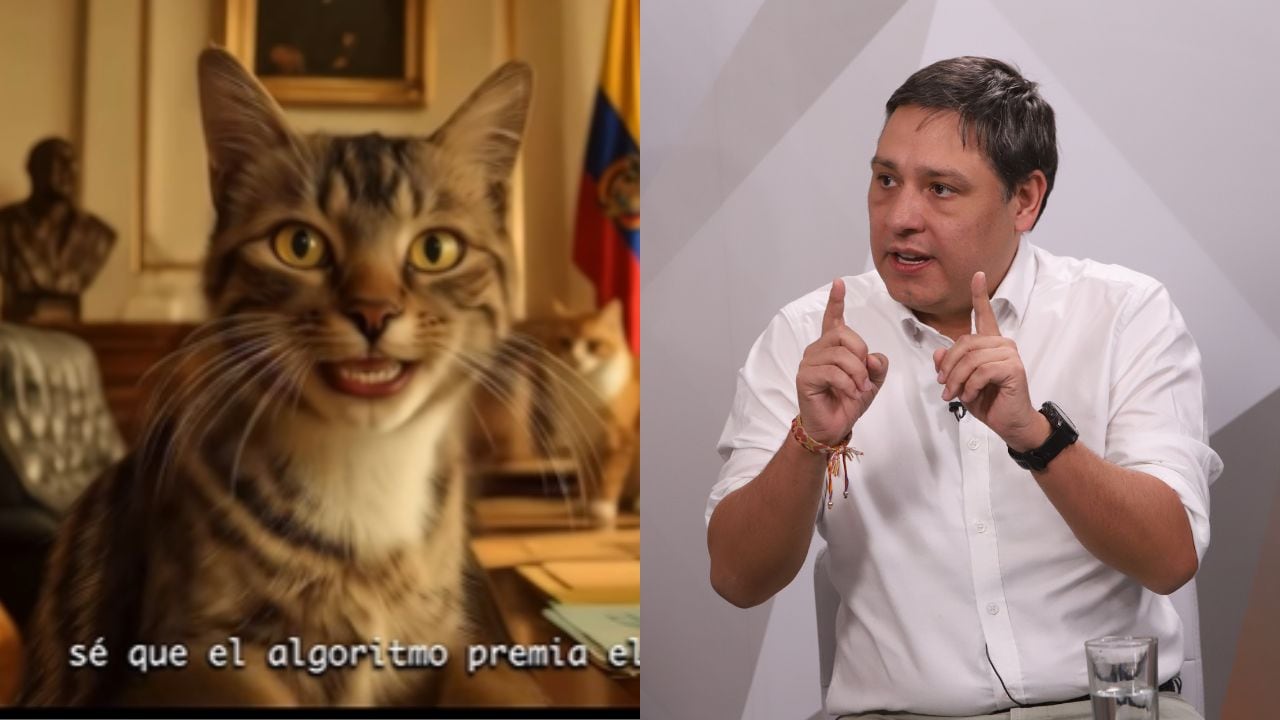 Mauricio Lizcano está presentando sus propuestas en forma de gato, gracias a la inteligencia artificial.