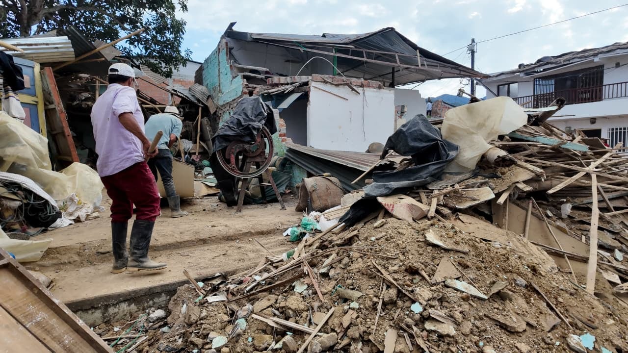 Terremoto en el Valle del Cauca afectaciones en El Aguila