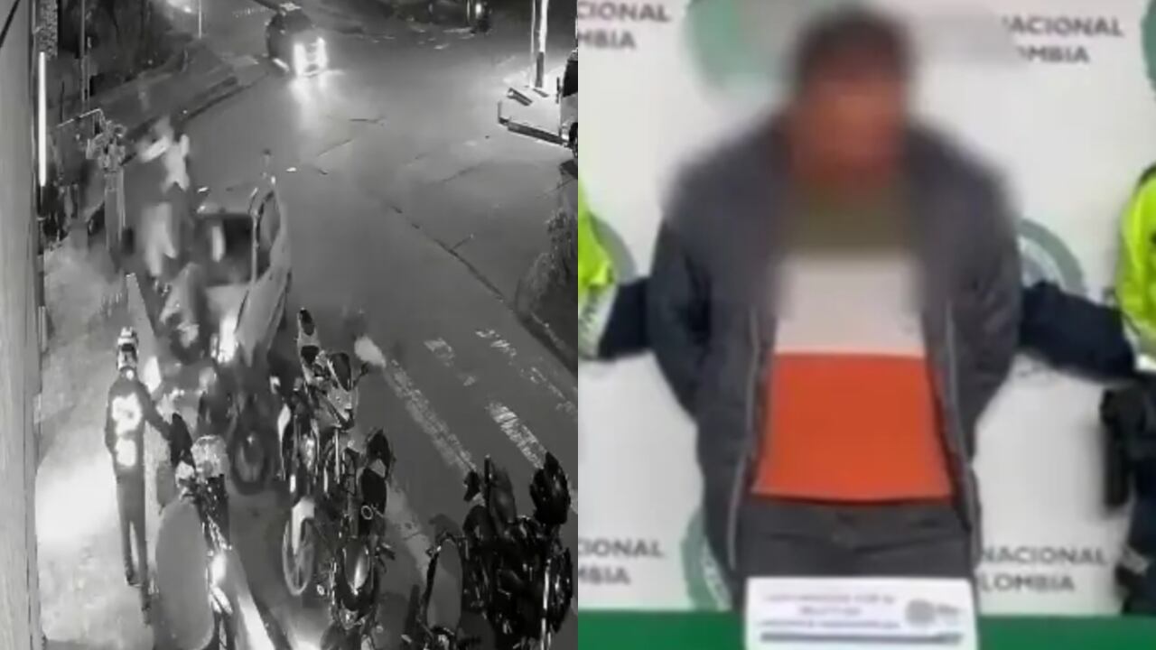 Momento exacto del accidente y taxista que iba manejando el carro.