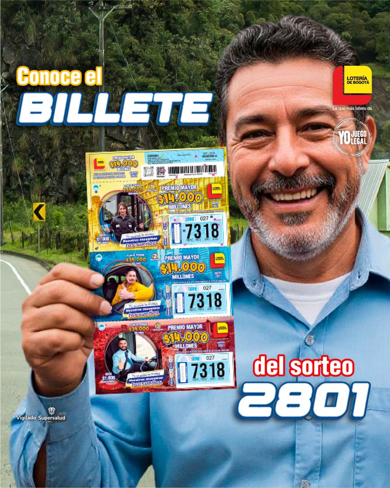 Además del premio principal, el sorteo entregó sumas adicionales de $500 millones, $250 millones, $50 millones, $20 millones y $10 millones.