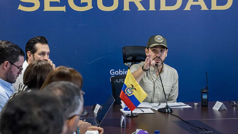 El president,e Abelardo De La Espriella, un consejo de seguridad en Santa Marta, el 25 de septiembre de 2026