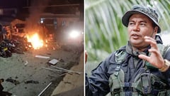 El ataque con explosivos en Briceño dejó a dos uniformados heridos y encendió las alertas de seguridad en medio de actividades religiosas.