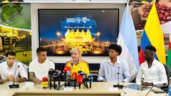 Los jugadores dedicaron el reconocimiento a sus familias y a los colombianos que los acompañaron durante el Mundial.