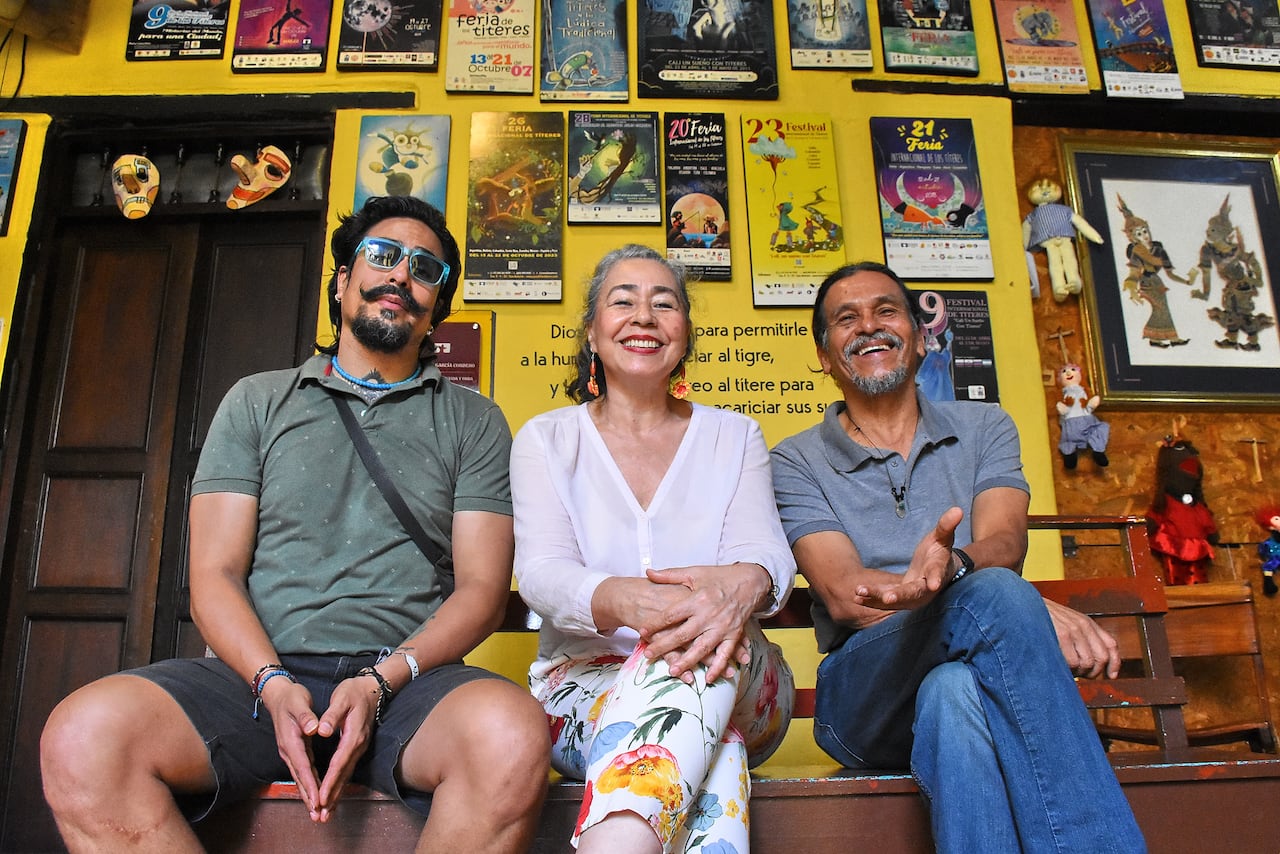 Miembros de la Casa de Los Títeres en el Festival Internacional de Títeres 2026.