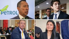 Ricardo Roa, Wadith Manzur, Yahir Acuña y Karen Manrique.