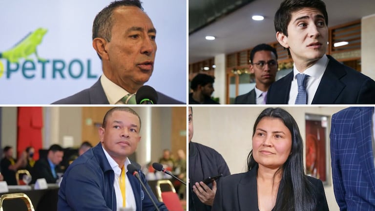 Ricardo Roa, Wadith Manzur, Yahir Acuña y Karen Manrique.