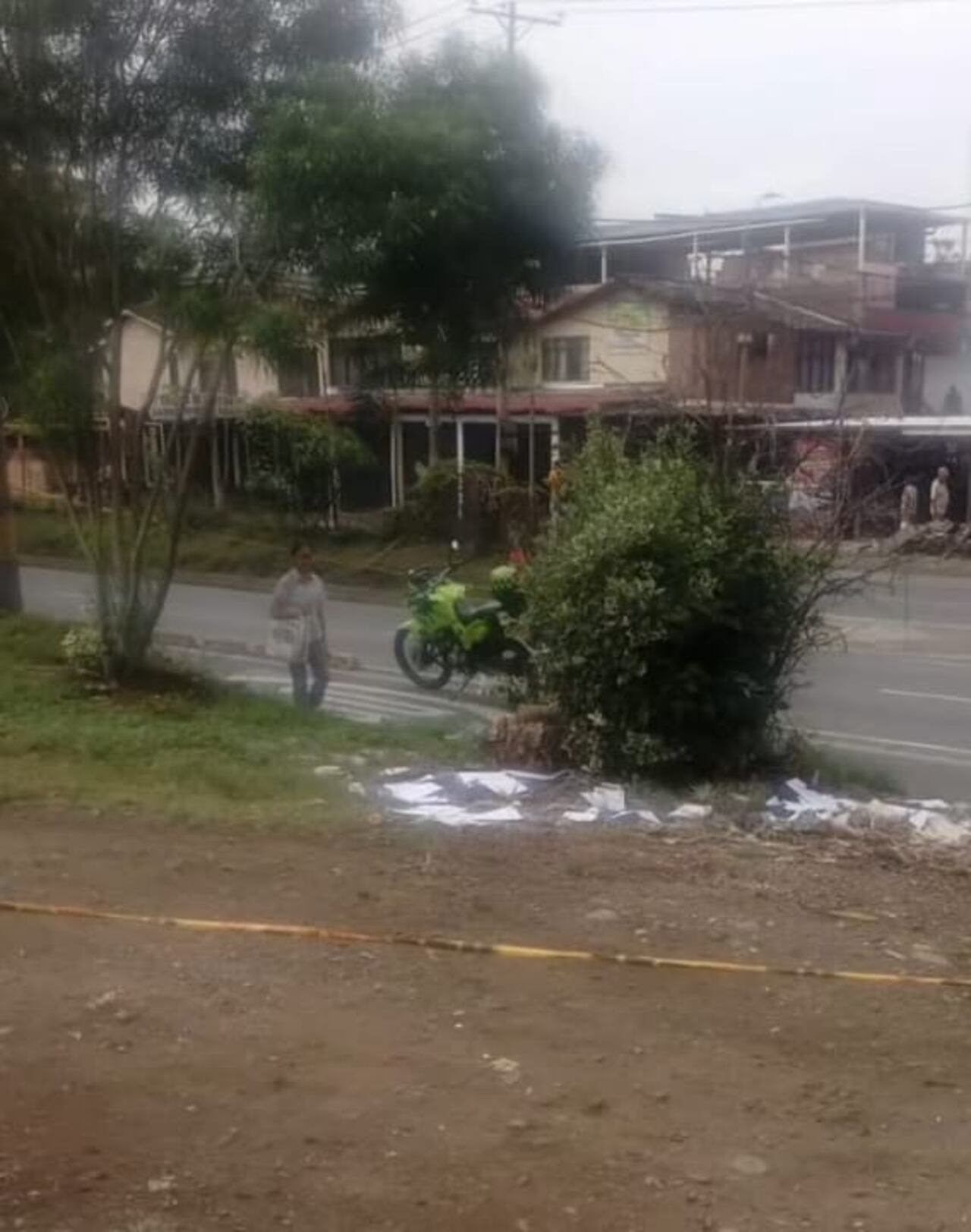 La explosión de la caja se produjo en la zona verde del barrio La Rivera
