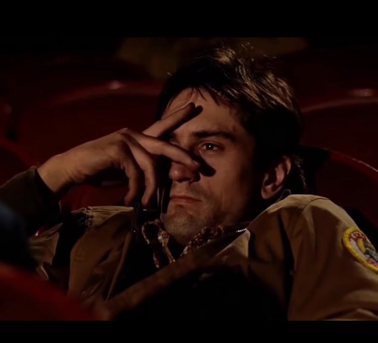 Robert De Niro en Taxi Driver.