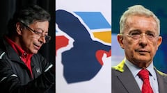 Gustavo Petro, Centro Democrático y Álvaro Uribe.
