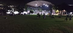 Este sería el panorama en horas de la noche en la cancha ubicada en la Calle 99 #23A-20.
