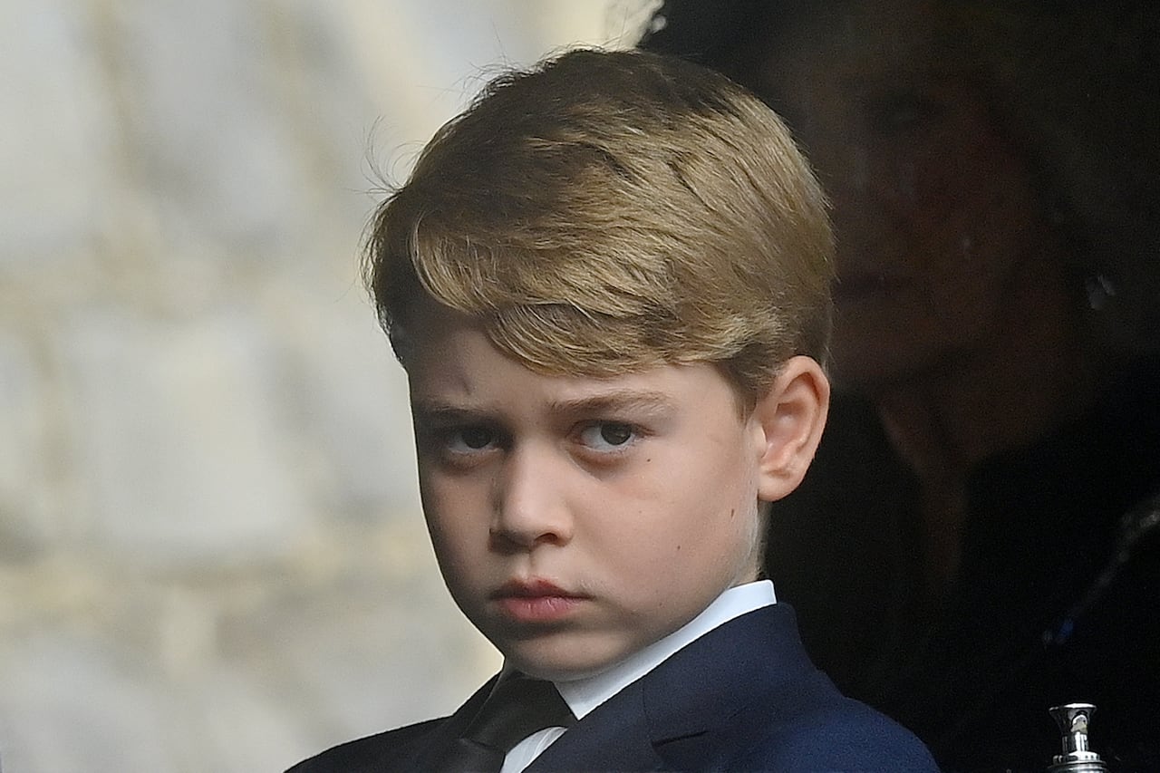 El príncipe George hará el papel de pajecito en la ceremonia de coronación del rey Carlos III.