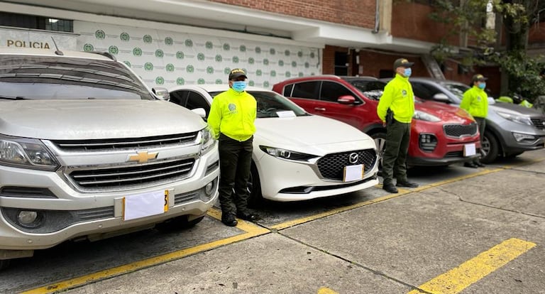 La Policía Metropolitana de Bogotá entrega resultados contra el hurto de vehículos.