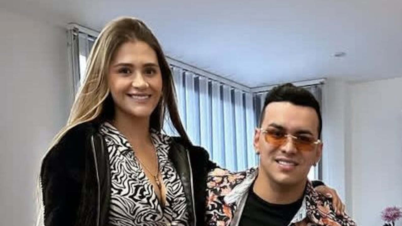 Yeison Jiménez y su esposa Sonia Restrepo.