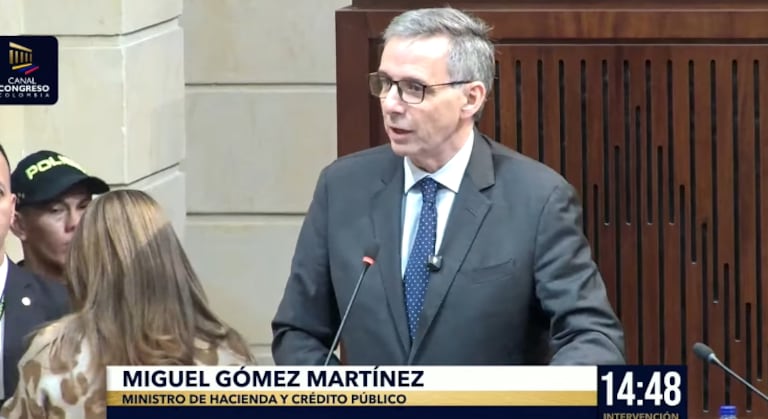 Miguel Gómez, ministro de Hacienda