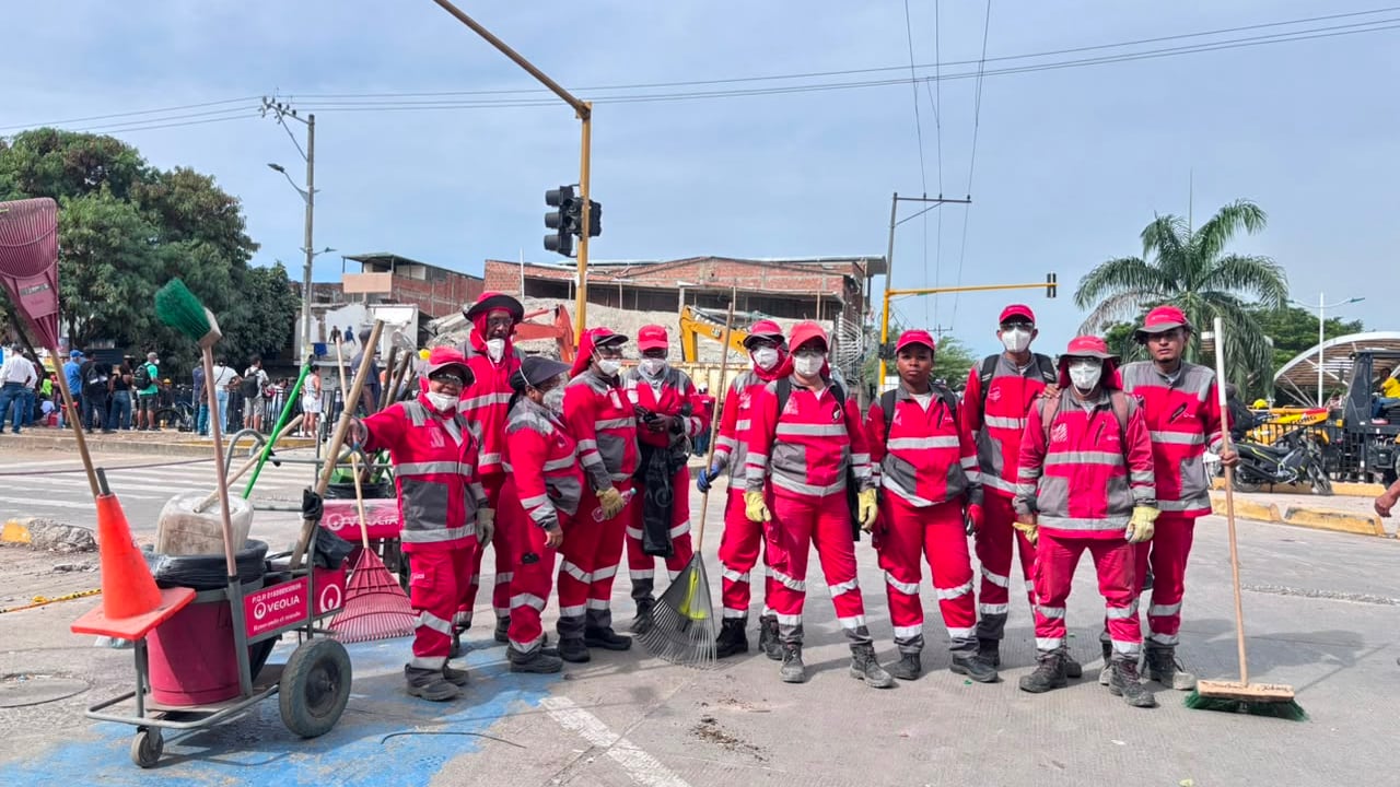Un contingente de más de 1000 colaboradores realiza labores ininterrumpidas sobre el terreno para responder a los requerimientos de la contingencia en el departamento.