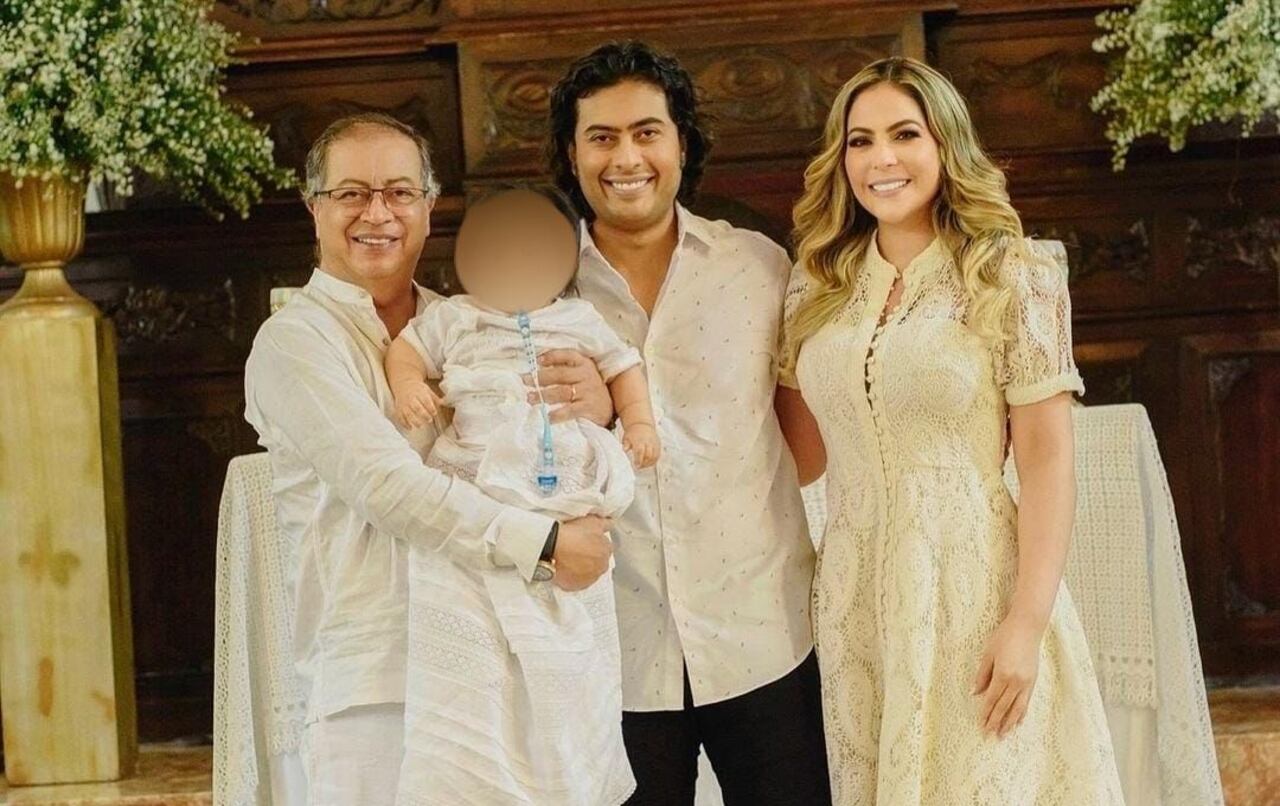 La participación del presidente Gustavo Petro no estaba confirmada, pero fue la misma Laura Ojeda, actual pareja sentimental de Nicolás Petro, quien acabó con los rumores tras hacer públicas las fotografías del sentido encuentro entre el jefe de Estado y su nieto Luka Samuel Petro Ojeda.