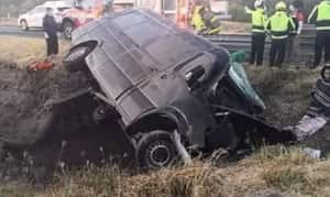 12 personas murieron y cuatro resultaron lesionadas en un accidente de tránsito registrado este domingo en México, confirmaron las autoridades de ese país. Foto: tomada de redes.