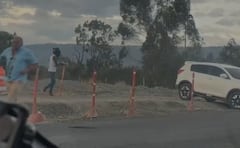 El dirigente político se vio obligado a correr para así proteger su vida, agregaron los testigos de este hecho delitivo registrado en este punto de la Panamericana.
