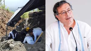 Presidente Gustavo Petro calificó como "una fosa común" a La Escombrera de la Comuna 13 de Medellín.