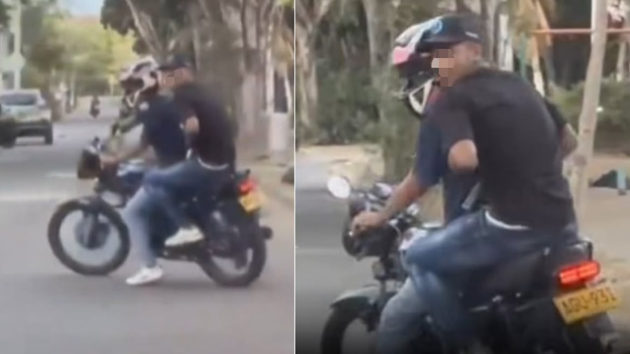Video captó a presuntos ladrones mientras escapaban tras hurto en el sur de Cali. Luego fueron capturados.