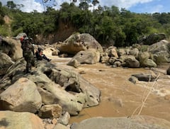 Hallan cuerpo en el río Sumapaz; autoridades investigan si se trata de la mujer que fue atrapada por avalancha en noviembre del 2025.