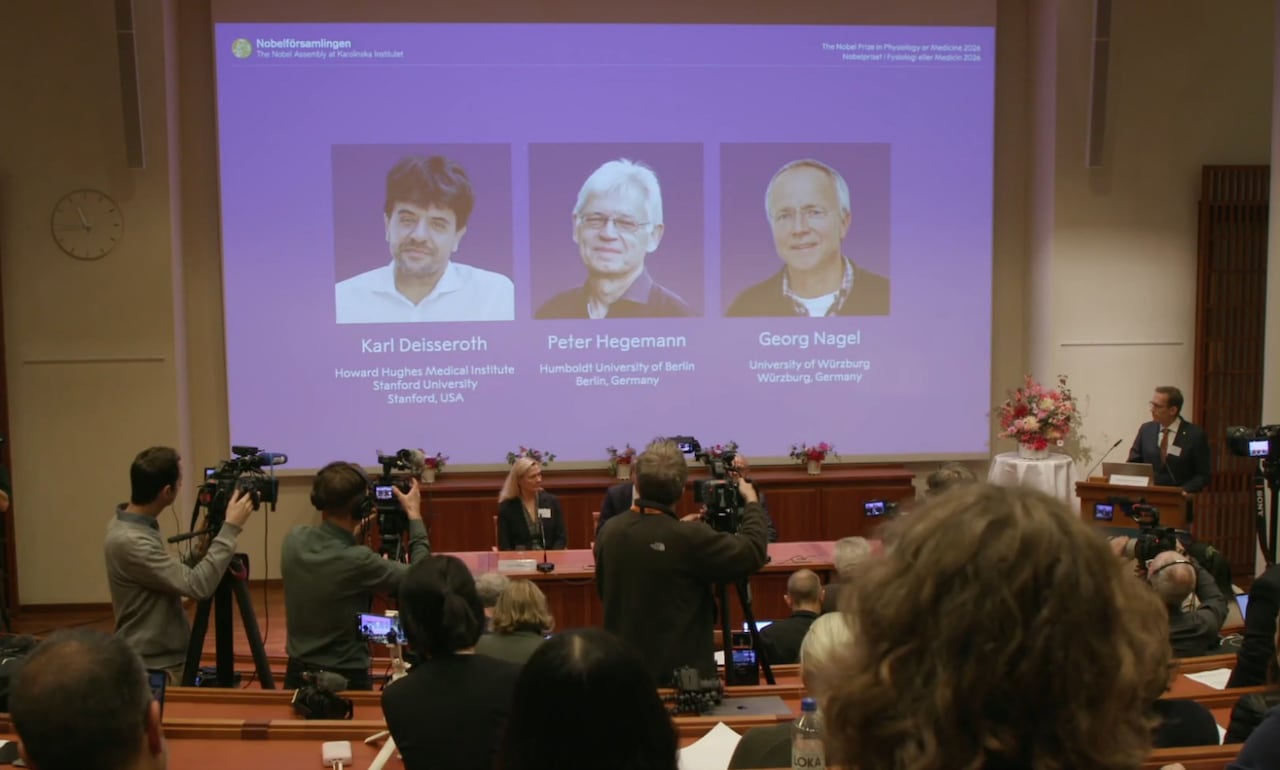 Karl Deisseroth y sus colegas alemanes Peter Hegemann y Georg Nagel ganan el Nobel de Medicina 2026.