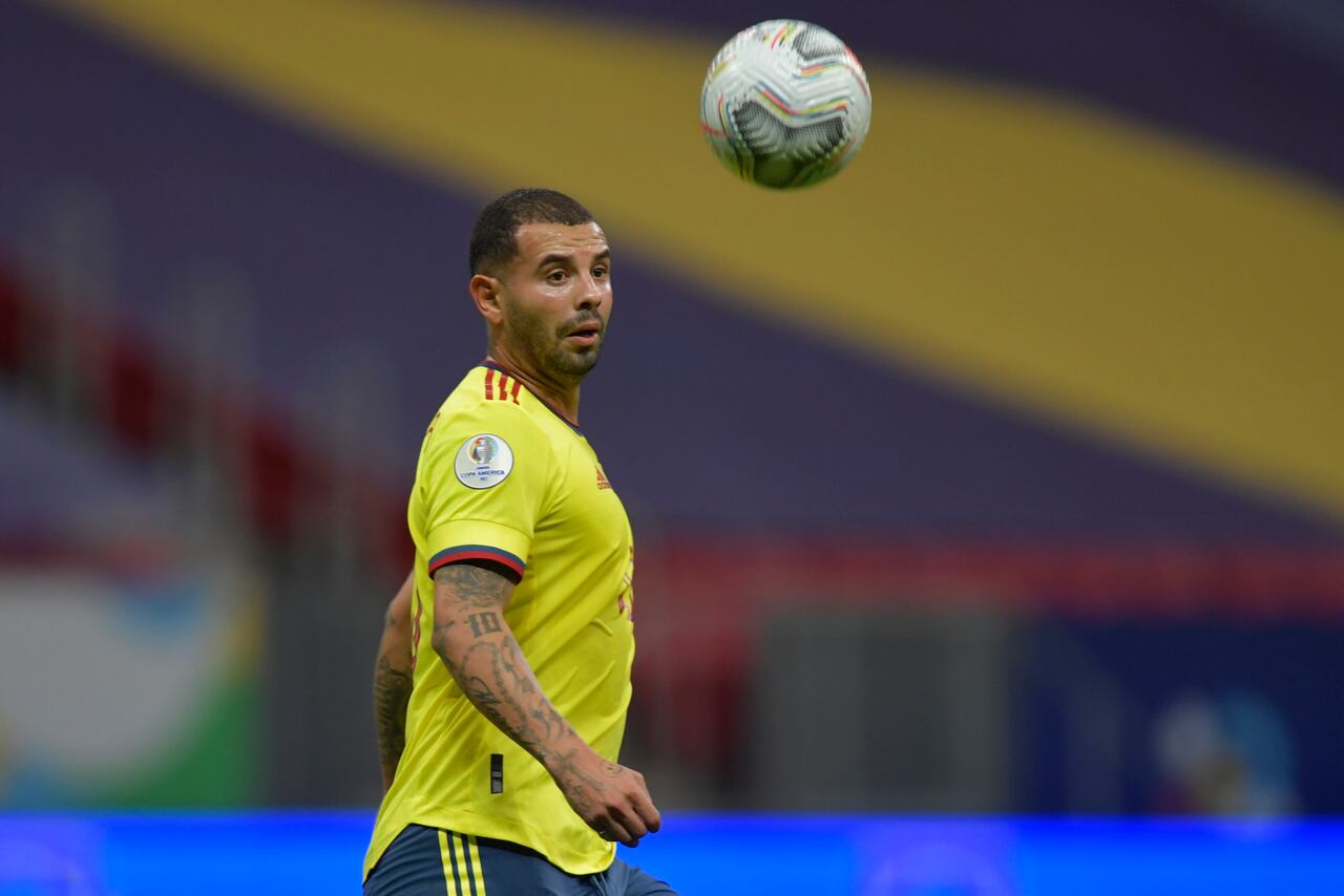 Edwin Cardona con la Selección Colombia.