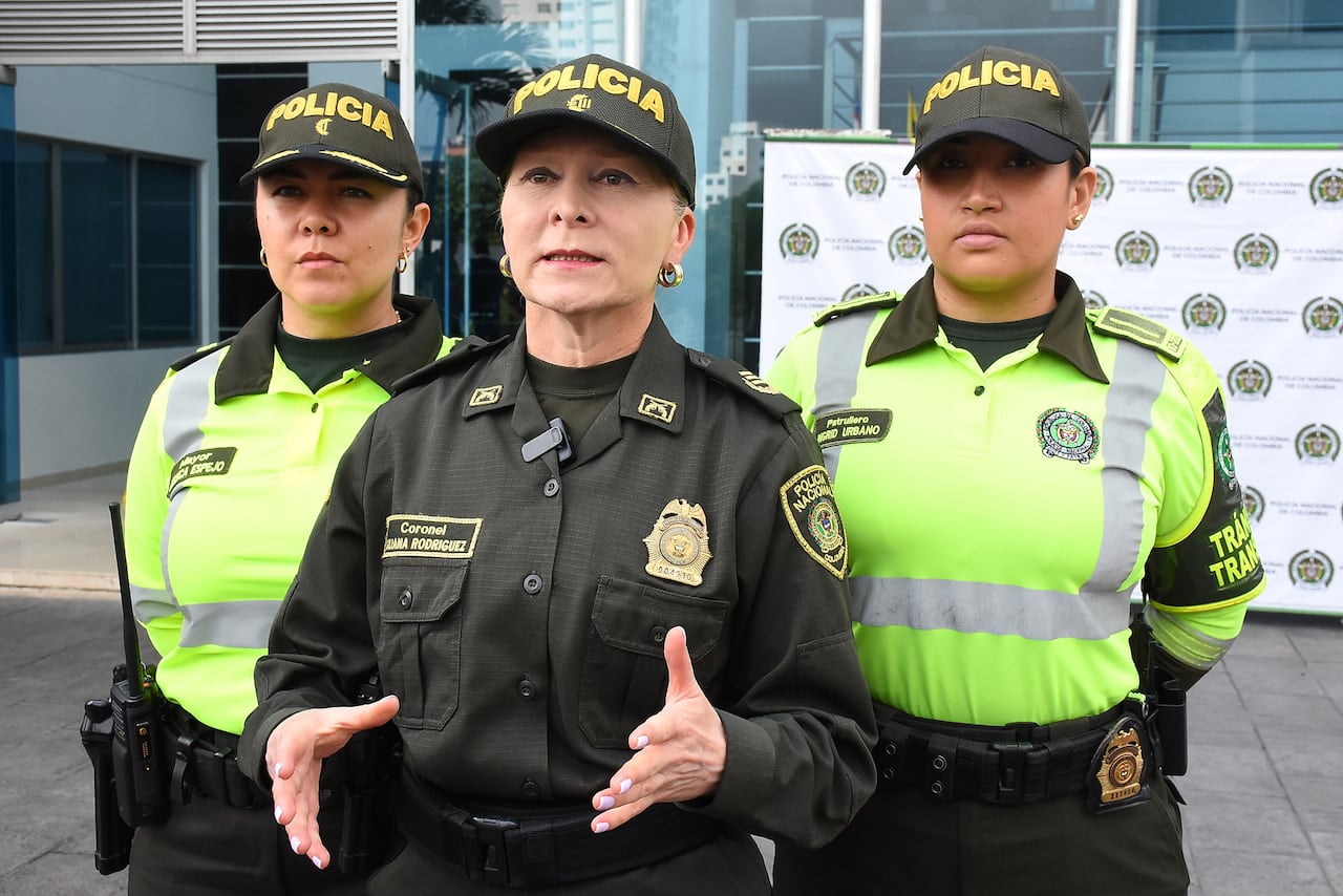 Sandra Liliana Rodríguez Comandante Policía Valle.