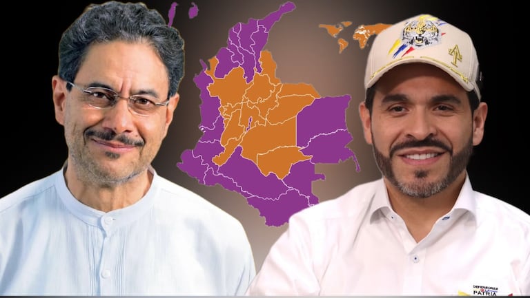 Colombia se divide entre los apoyos a Iván Cepeda y Abelardo de la Espriella.