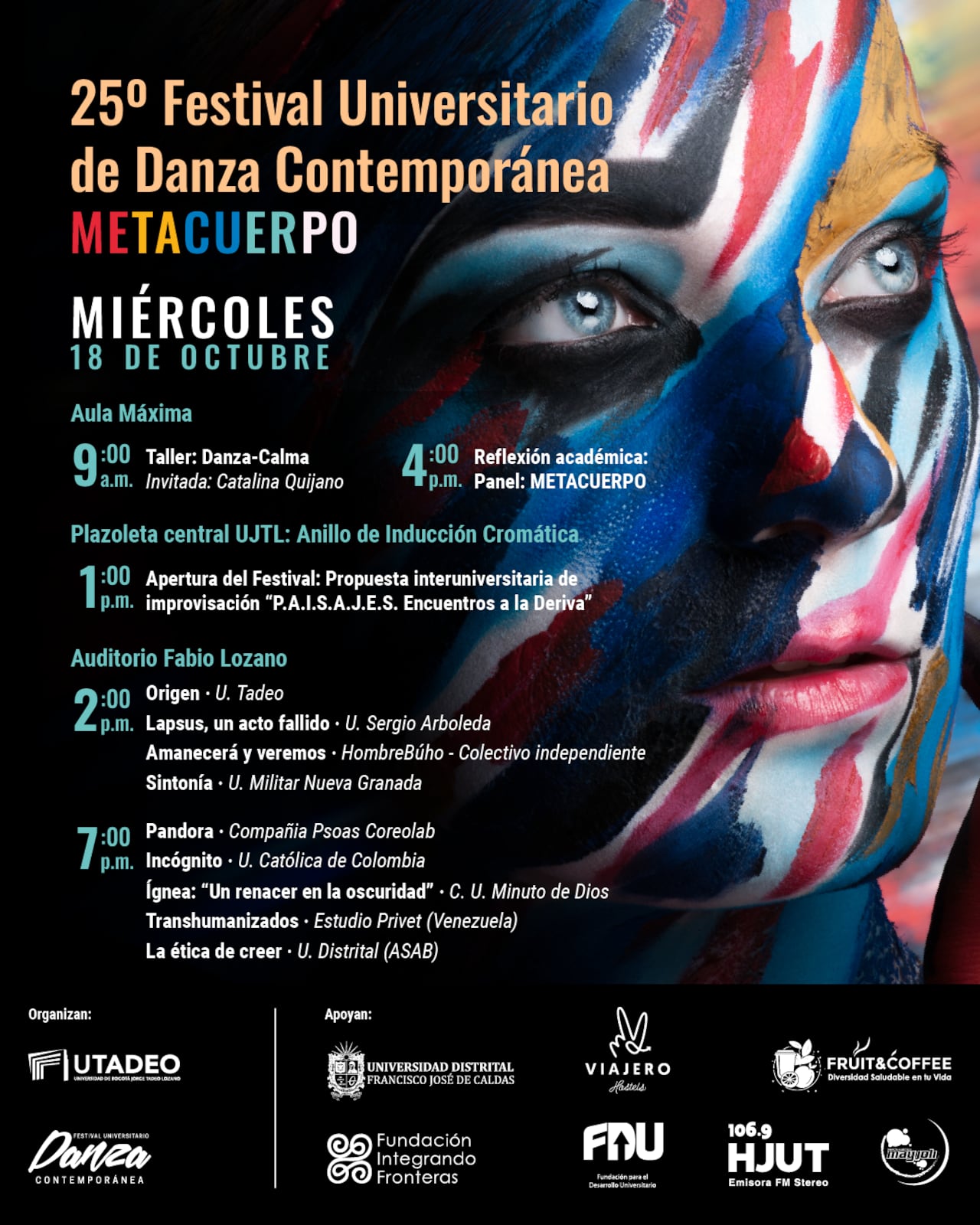 El Festival se desarrollará del 18 al 20 de octubre y las actividades son 100% gratuitas.