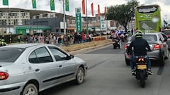 Reportan cierre vial por manifestaciones en ingreso entre Soacha y Bogotá.