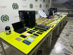 Estos fueron los materiales probatorios incautados.