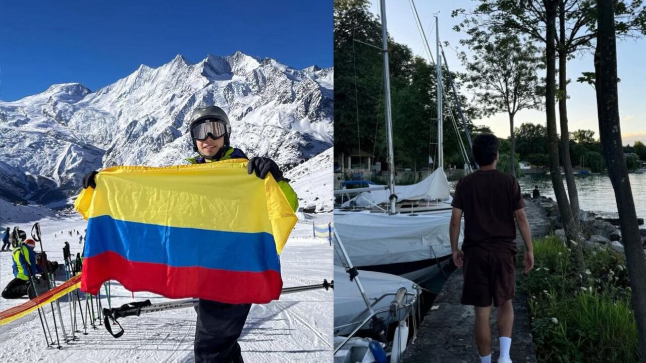 Millonaria suiza invitó a su jardinero colombiano a nadar en su lago privado.